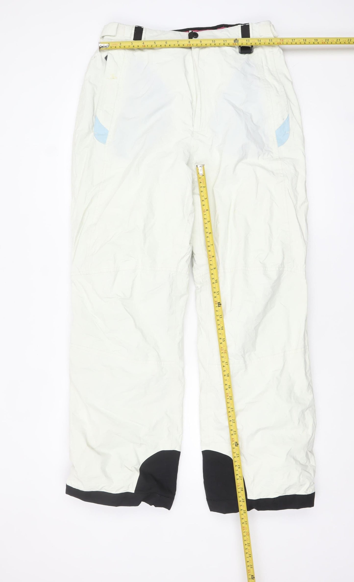 Womens UK Size 16 One Body Regular Fit Snow Pants White Trousers