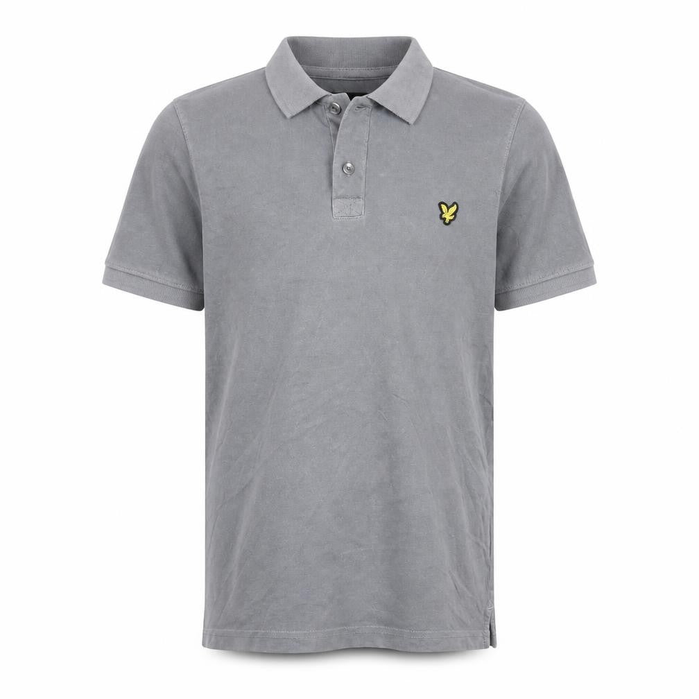 Boys UK Size 10-11 Years Lyle & Scott Grey Basic Polo