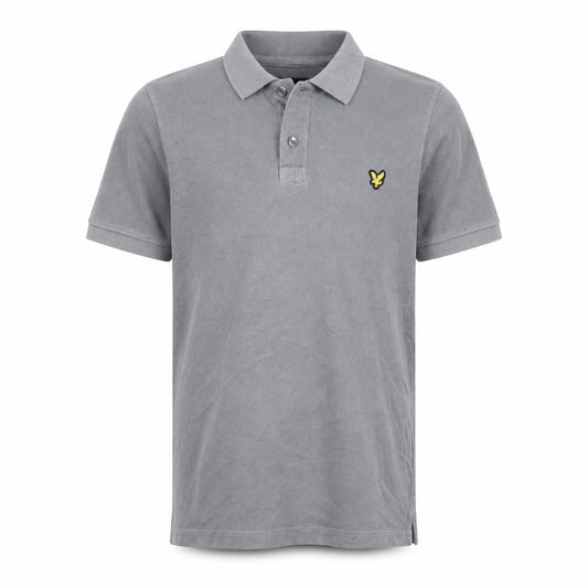 Boys UK Size 10-11 Years Lyle & Scott Grey Basic Polo