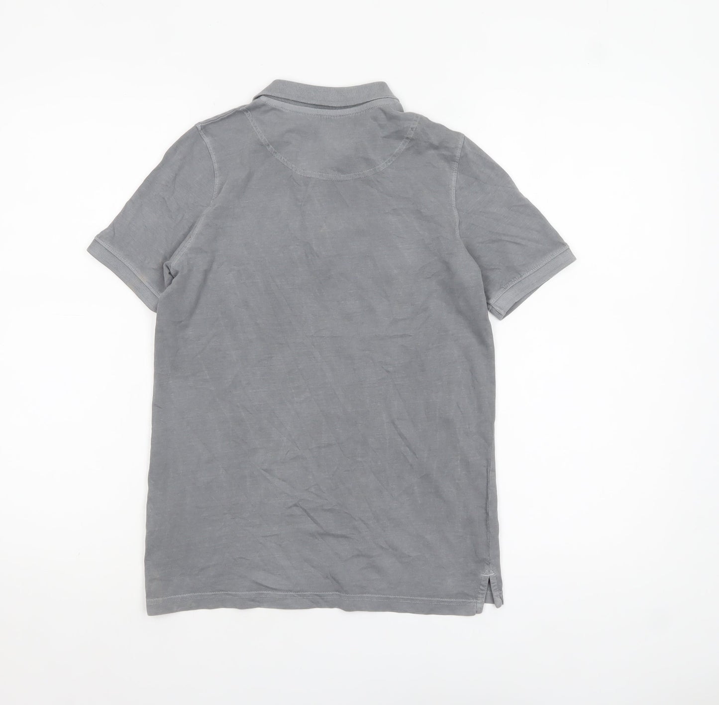 Boys UK Size 10-11 Years Lyle & Scott Grey Basic Polo