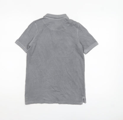Boys UK Size 10-11 Years Lyle & Scott Grey Basic Polo