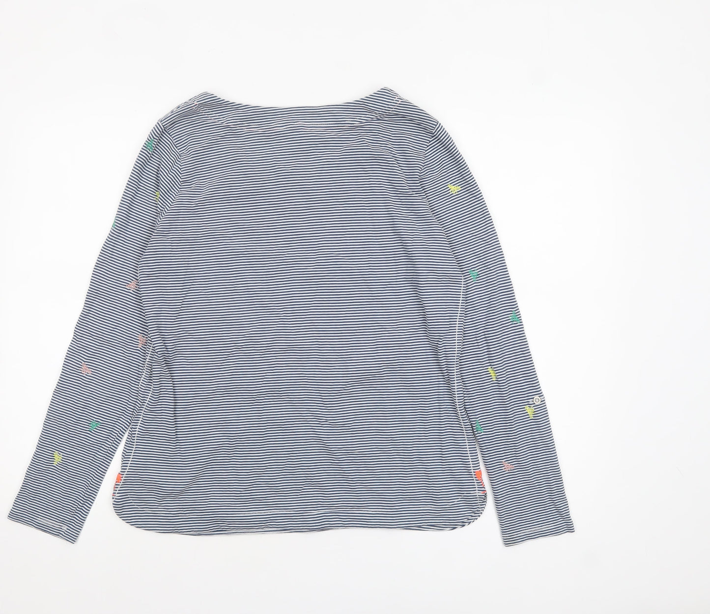 Womens UK Size 12 White Stuff Blue Basic T-Shirt