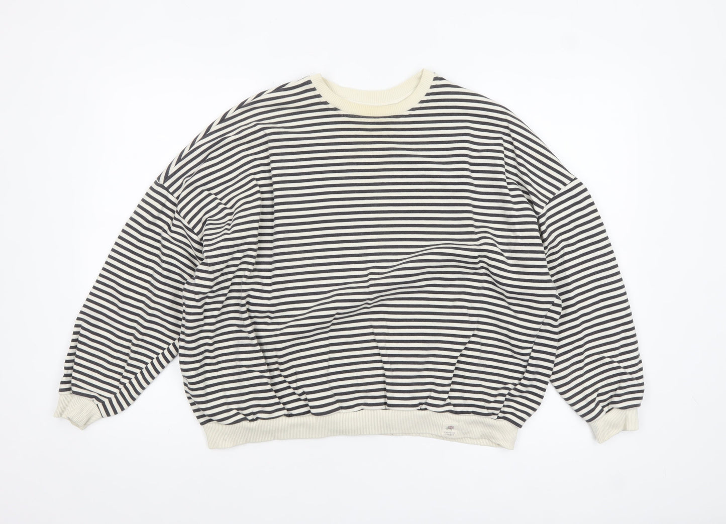 Womens UK Size XS Pull&Bear Multicoloured Pullover Sweatshirt