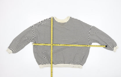 Womens UK Size XS Pull&Bear Multicoloured Pullover Sweatshirt