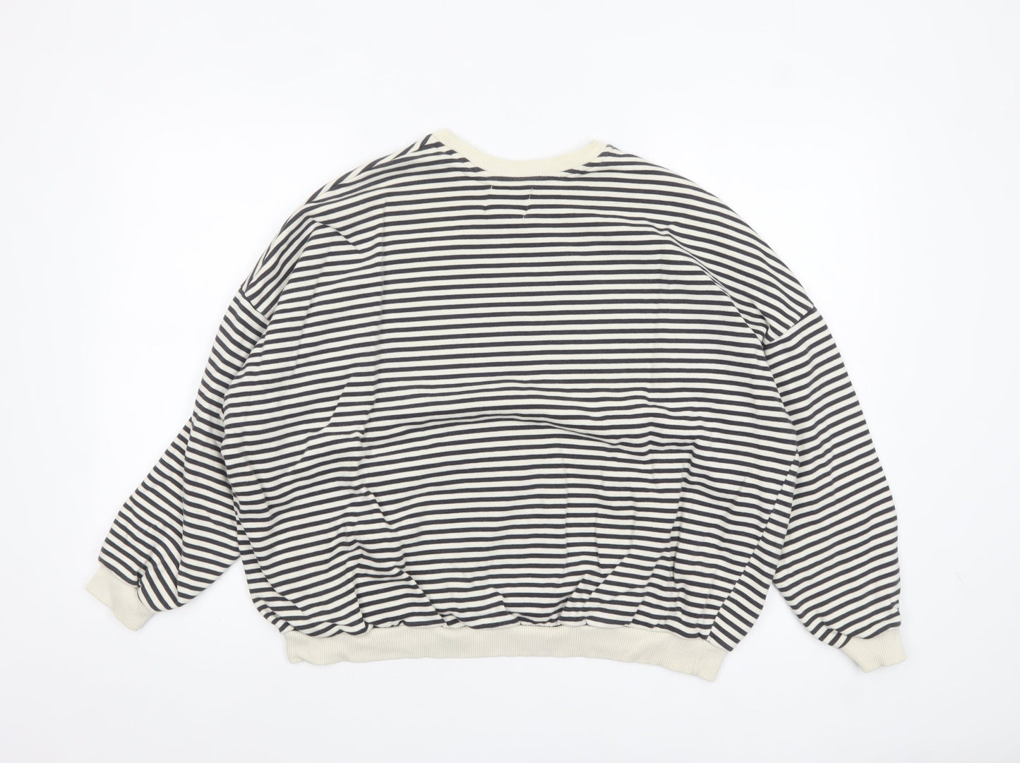 Womens UK Size XS Pull&Bear Multicoloured Pullover Sweatshirt
