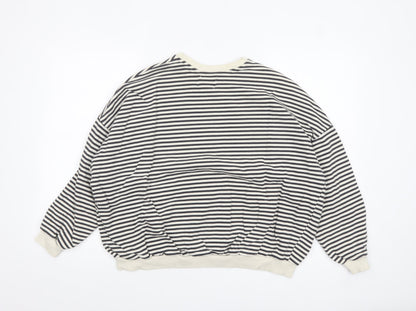 Womens UK Size XS Pull&Bear Multicoloured Pullover Sweatshirt