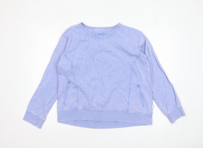 Womens UK Size L Orvis Blue Pullover Sweatshirt