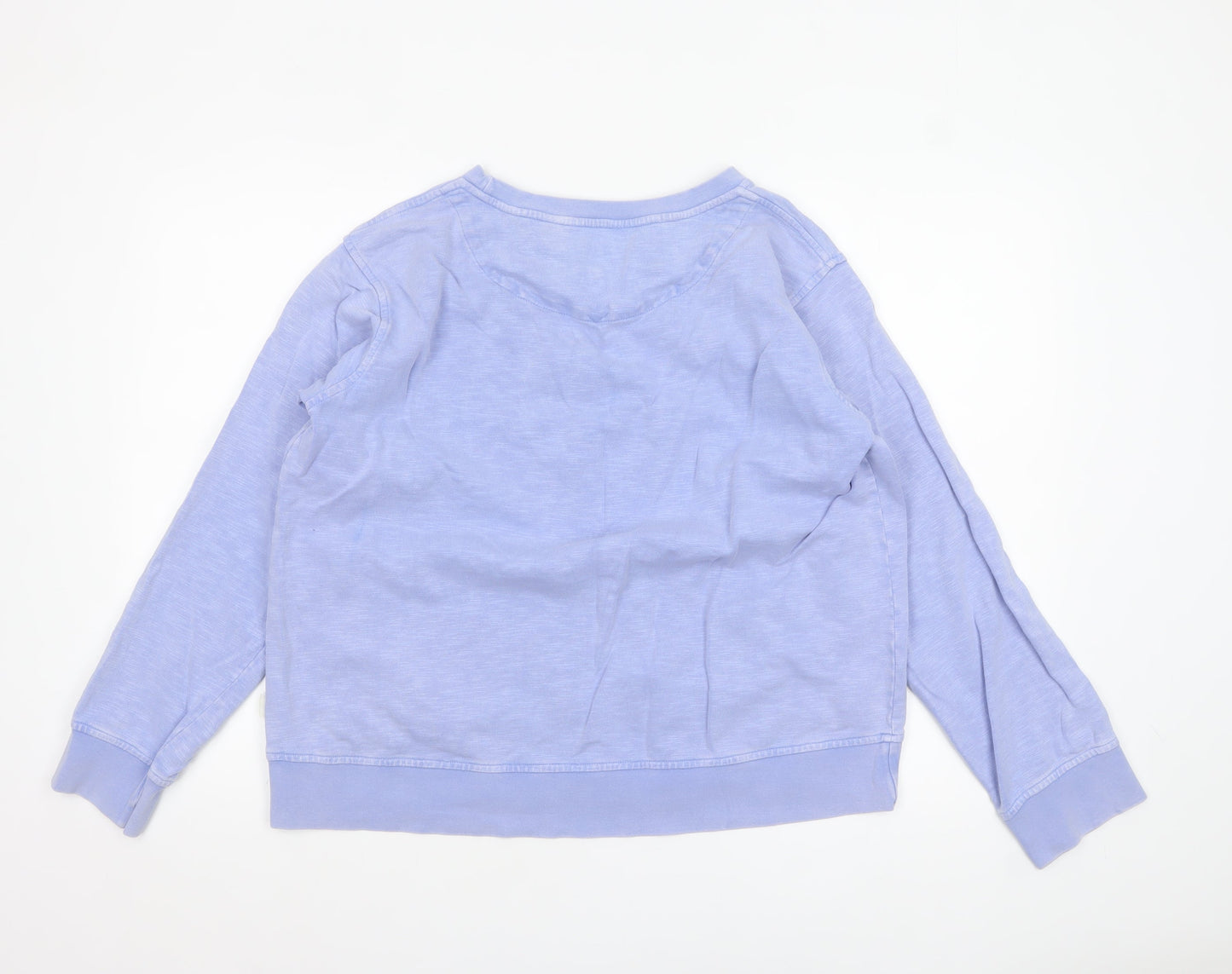 Womens UK Size L Orvis Blue Pullover Sweatshirt