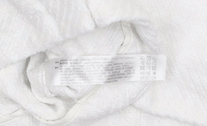 Womens UK Size XS Bershka White Basic Jacket