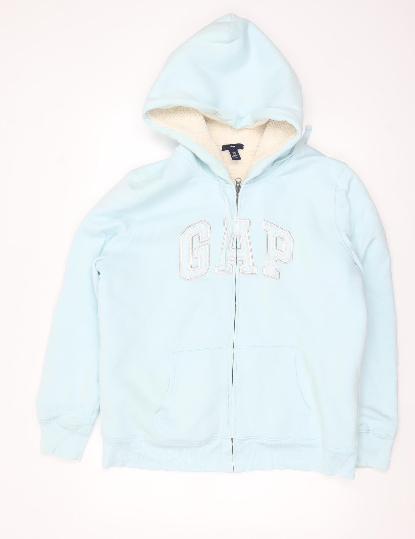 Womens UK Size XL Gap Blue Full Zip Hoodie