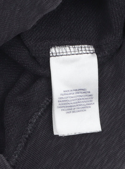 Mens UK Size M Ralph Lauren Black Full Zip Hoodie