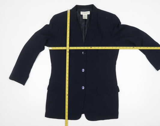 Womens UK Size 12 Liz Claiborne Regular Blue Blazer