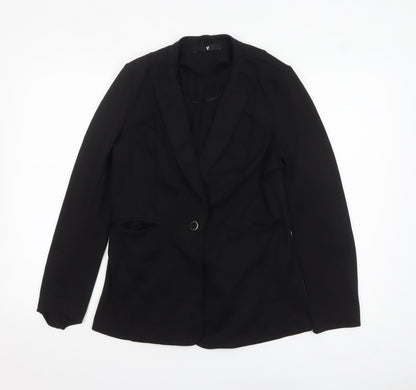 Womens UK Size 12 Very Regular Black Blazer