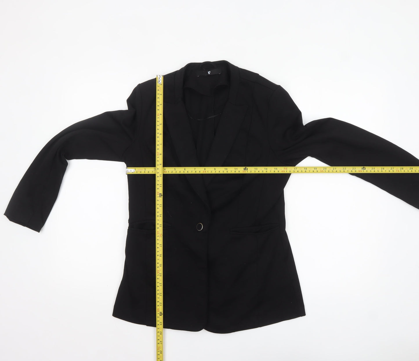 Womens UK Size 12 Very Regular Black Blazer