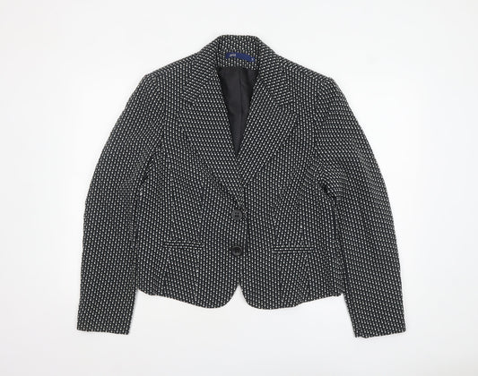 Womens UK Size 18 Aria Regular Black Blazer