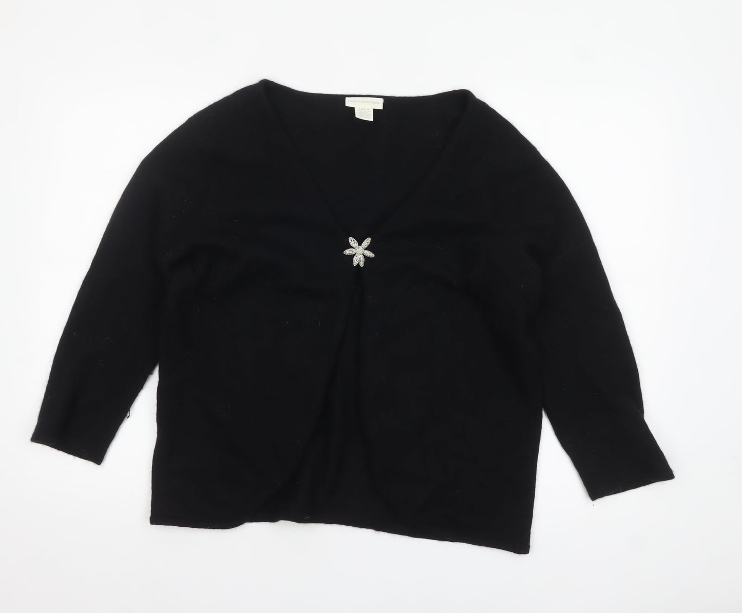 Womens UK Size S Sixteen TwentySix Black Cardigan Jumper