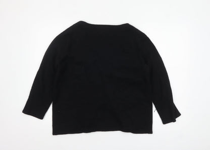 Womens UK Size S Sixteen TwentySix Black Cardigan Jumper