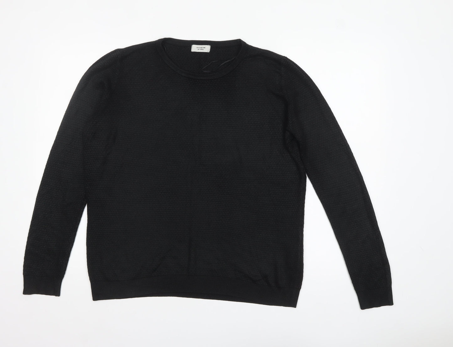 Womens UK Size M JACQUELINE de YONG Black Pullover Jumper