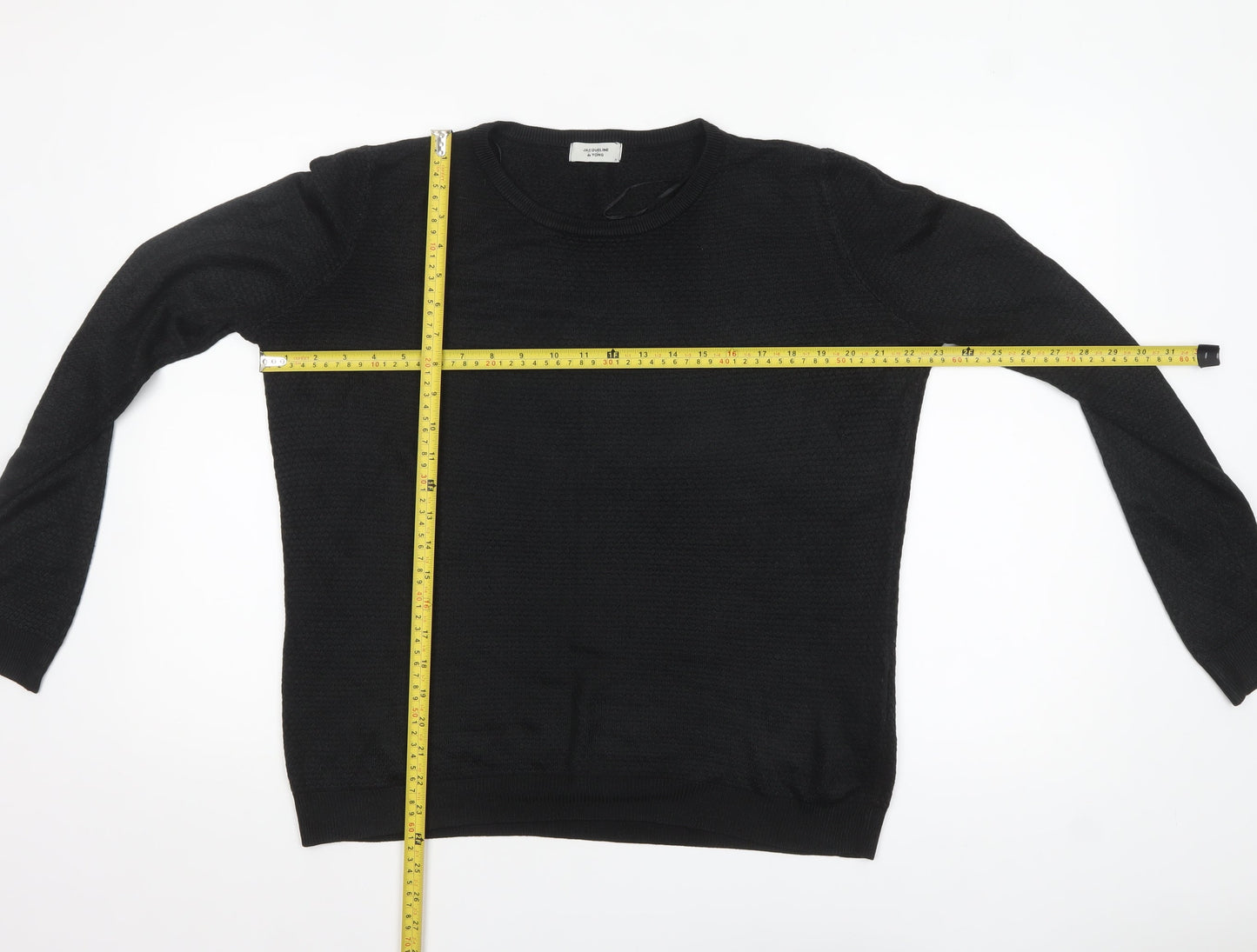 Womens UK Size M JACQUELINE de YONG Black Pullover Jumper