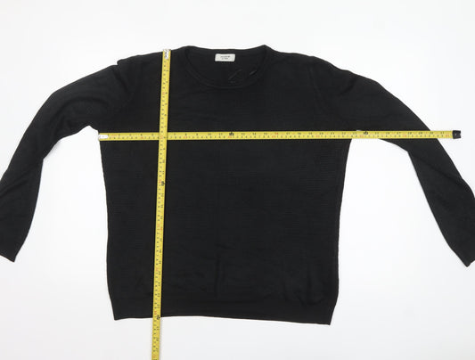 Womens UK Size M JACQUELINE de YONG Black Pullover Jumper