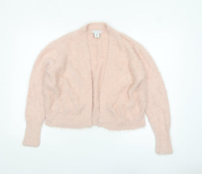 Womens UK Size S Shrinking Violet Pink Cardigan Jumper