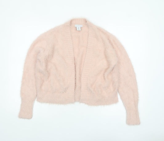 Womens UK Size S Shrinking Violet Pink Cardigan Jumper