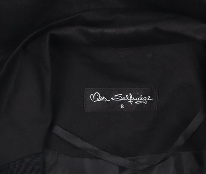 Miss Selfridge Women Black UK 8 Classic Blazer Single-Breasted