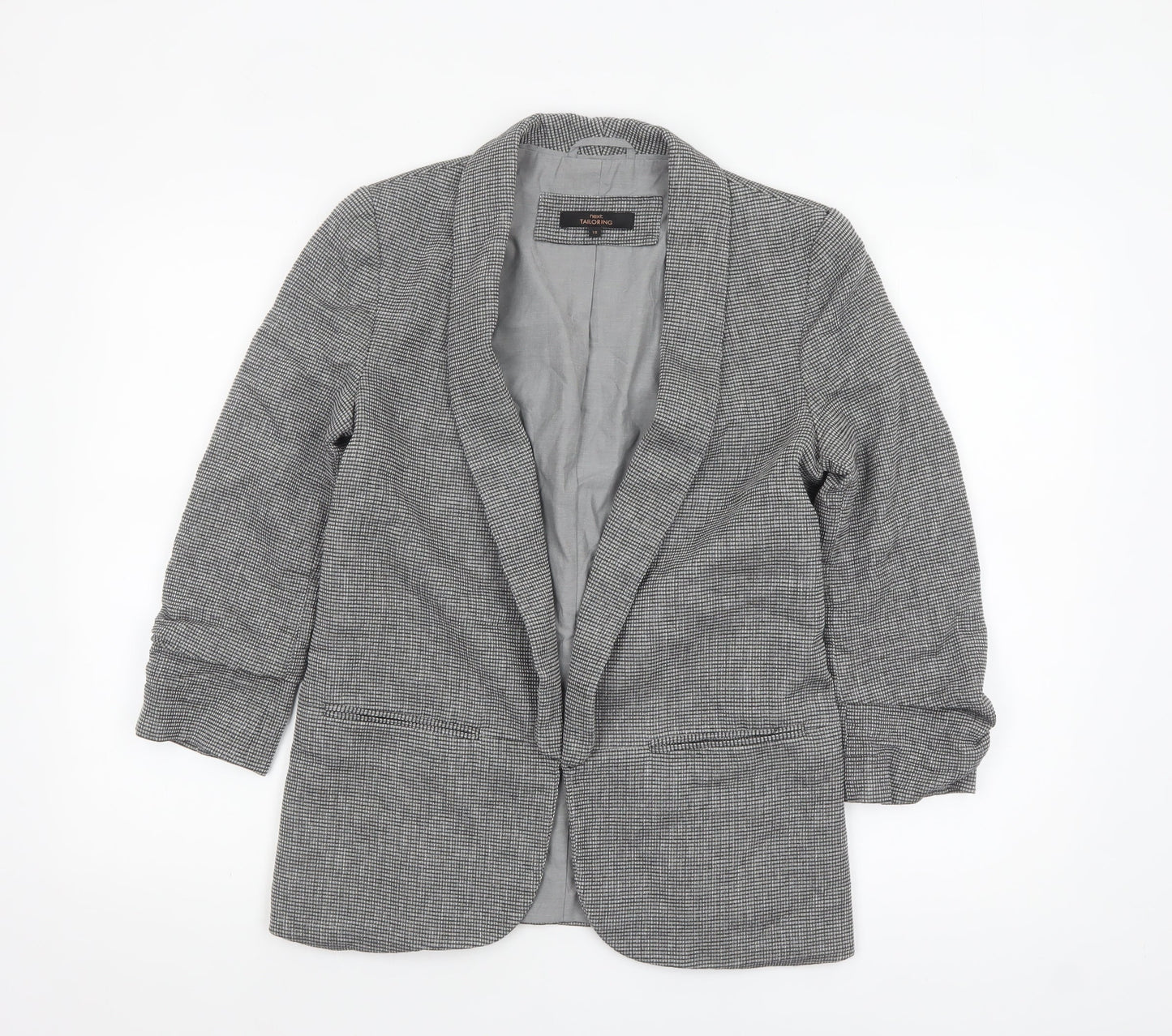 Womens UK Size 10 NEXT Regular Grey Blazer