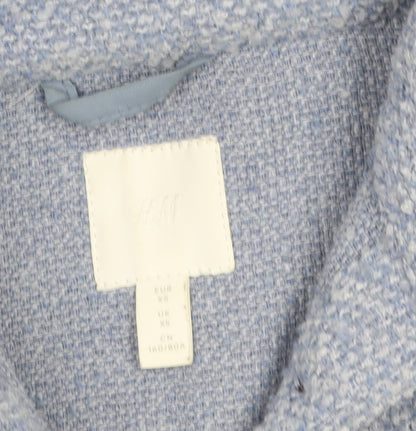 Womens UK Size XS H&M Blue Shacket