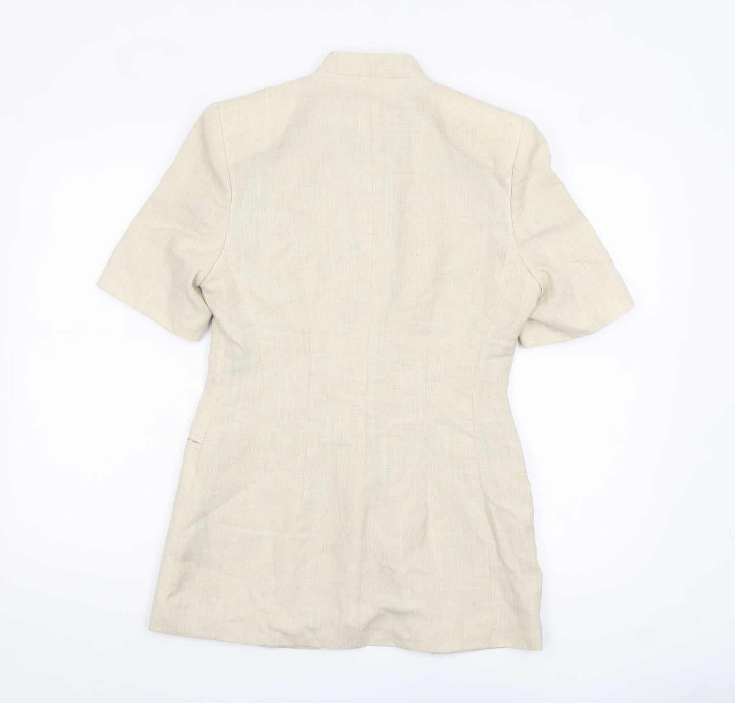 Womens UK Size 10 Richards Regular Beige Suit Jacket