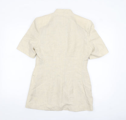 Womens UK Size 10 Richards Regular Beige Suit Jacket