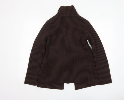 Womens UK Size 10-12 Berkertex Brown Cardigan Jumper