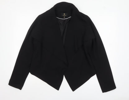 Massimo Fabbro Women Black UK 12 Waterfall Blazer Jacket