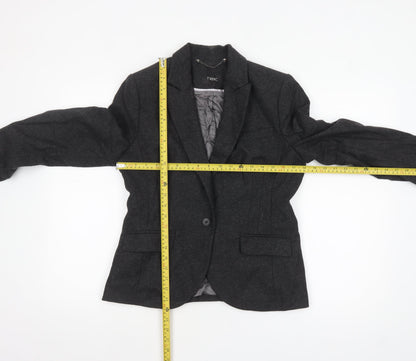 Womens UK Size 12 NEXT Regular Grey Blazer