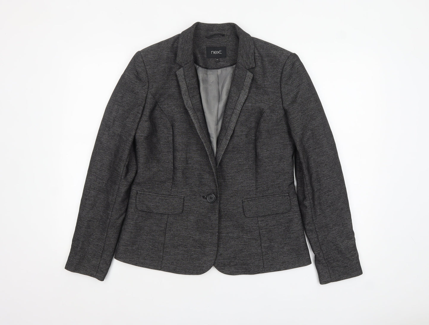 Womens UK Size 12 NEXT Regular Grey Blazer