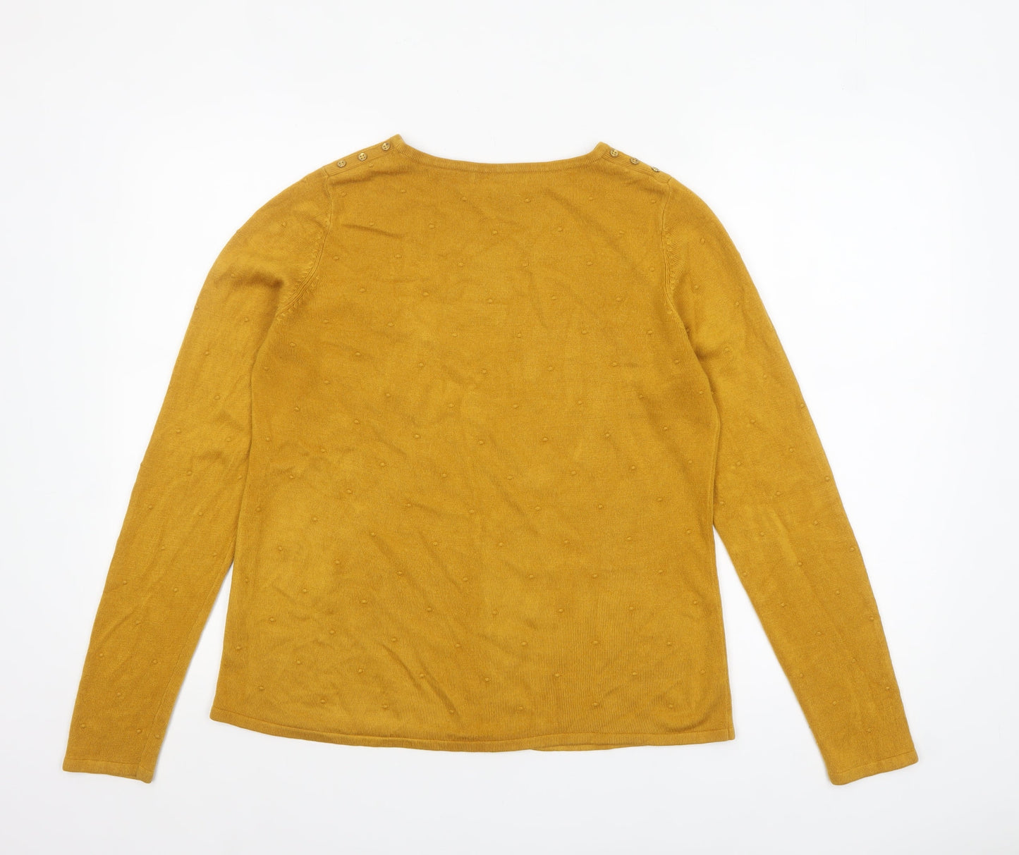 Womens UK Size 12 Bonmarché Yellow Pullover Jumper