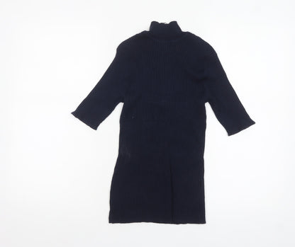 Womens UK Size S Verve Ami Blue Full Zip Jumper