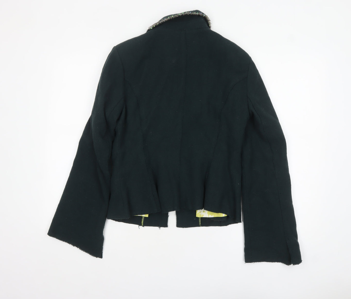 Womens UK Size S Noa Noa Black Biker Coat