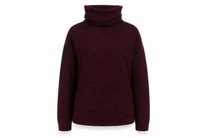 L.O.G.G. Womens Red Roll Neck Knit Jumper Size 10