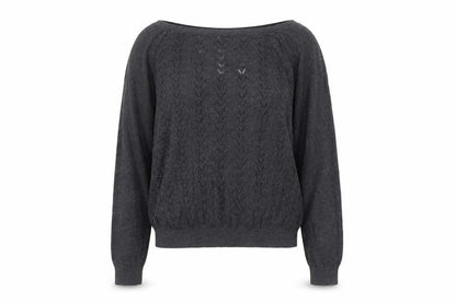 Womens UK Size 14 Mango Grey Pullover Jumper