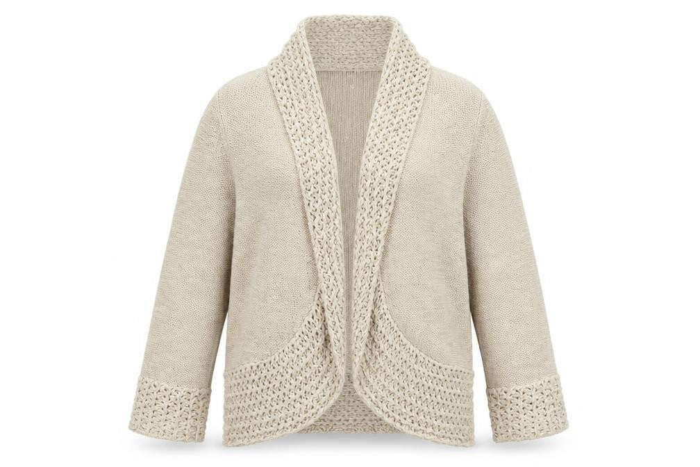 Womens UK Size 18 Debenhams Beige Cardigan Jumper