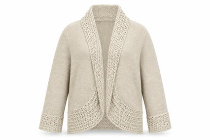 Womens UK Size 18 Debenhams Beige Cardigan Jumper
