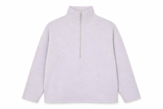 Womens UK Size 10 ASOS Purple Half Zip Jumper