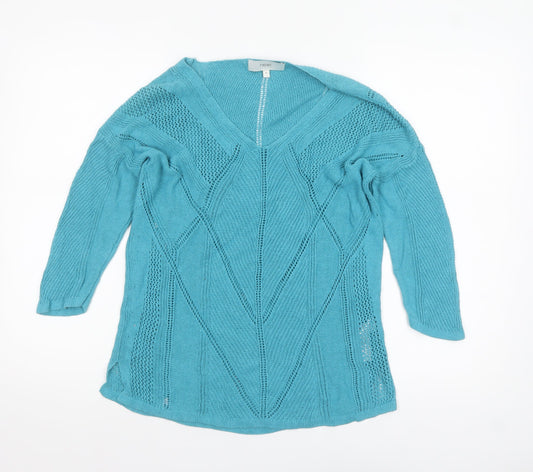 Womens UK Size 12 NEXT Blue Pullover Jumper