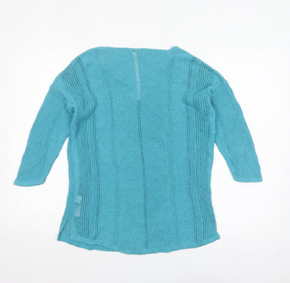 Womens UK Size 12 NEXT Blue Pullover Jumper