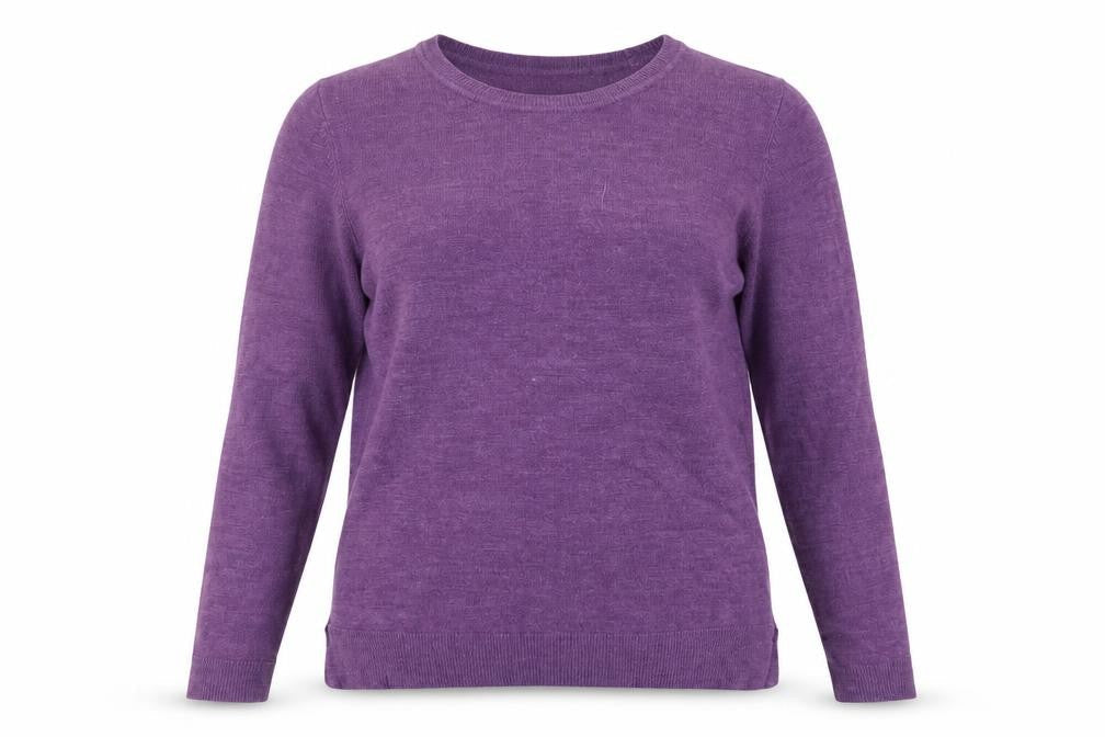 Womens UK Size 12 M&Co Purple Pullover Jumper