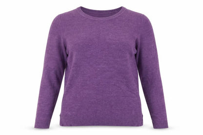 Womens UK Size 12 M&Co Purple Pullover Jumper