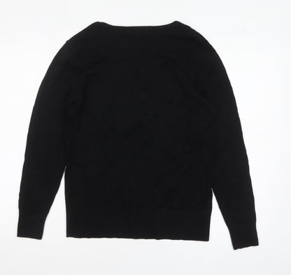 Womens UK Size 14 Debenhams Black Pullover Jumper