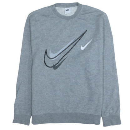 Mens UK Size L Nike Grey Pullover Sweatshirt