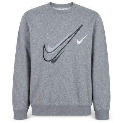 Mens UK Size L Nike Grey Pullover Sweatshirt